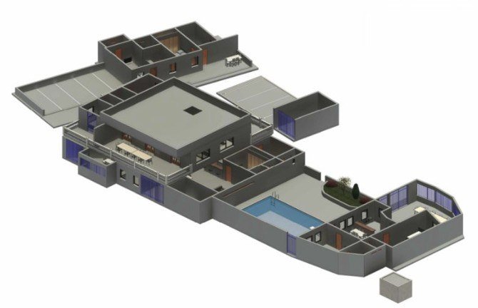 Relevé architectural d’une maison individuelle à Matoury